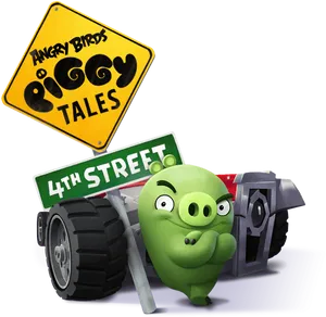 Angry Birds Piggy Tales Character PNG image