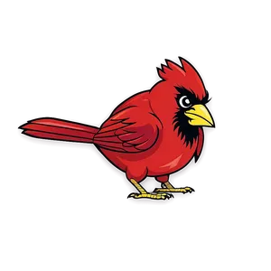 Angry Cardinal Mascot PNG Nwo13