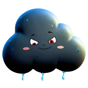 Angry Cartoon Cloud PNG 87 PNG