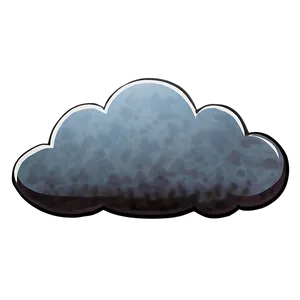 Angry Cartoon Cloud PNG Awi80