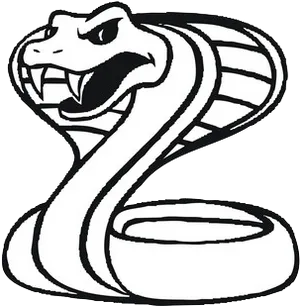 Angry Cobra Cartoon Graphic PNG image