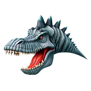 Angry Dinosaur Head Drawing PNG 06292024 PNG