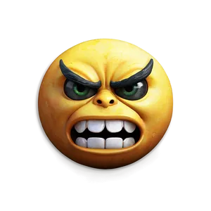 Angry Emoji With Black Background Png 65 PNG image