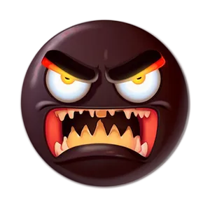 Angry Emoji With Glowing Eyes PNG 79 PNG