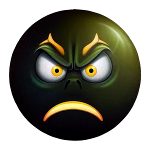 Angry Emoji With Glowing Eyes Png Nhy38 PNG image