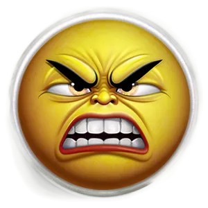 Angry Emoji With Text Png 05252024 PNG image