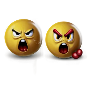 Angry Emoji With Text Png Hmc PNG image