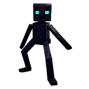 Angry Enderman Attack Stance PNG Pxr