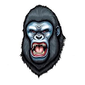 Angry Gorilla Drawing PNG Xlm