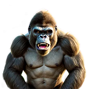 Angry Gorilla Emoji PNG Geq PNG