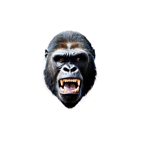 Angry Gorilla Face Png Eum PNG image