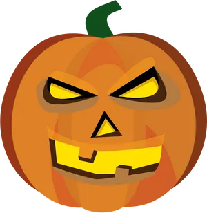 Angry_ Jack_ O_ Lantern_ Vector PNG image