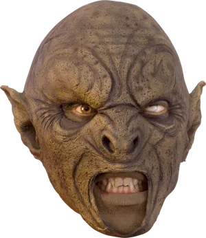 Angry Orc Face Mask PNG