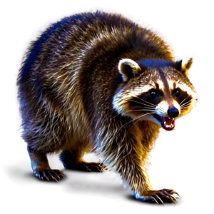 Angry Raccoon Pose PNG Gai53 PNG