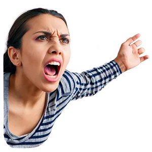 Angry Shouting Mouth Png Ydf4 PNG image