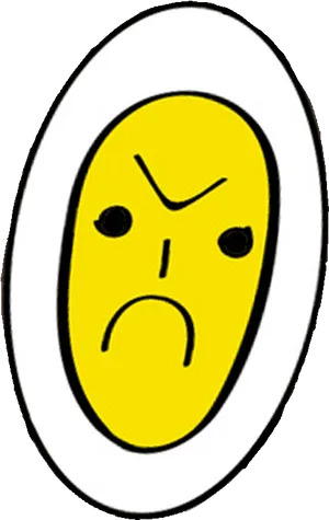 Angry Yellow Face Emoji.png PNG