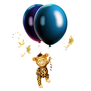Animal Balloons PNG Nal37