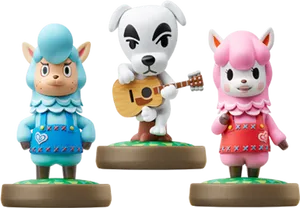 Animal Crossing Characters Amiibo Figures PNG image