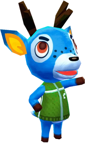 Animal Crossing Genji Character PNG image