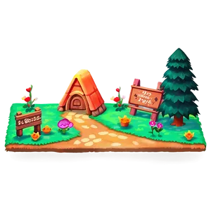 Animal Crossing Path Designs Png 05062024 PNG image