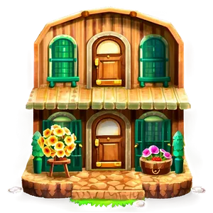 Animal Crossing Villager Homes Png Nyi PNG image