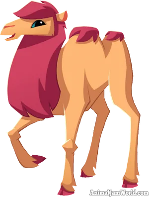 Animal Jam Camel Character PNG image