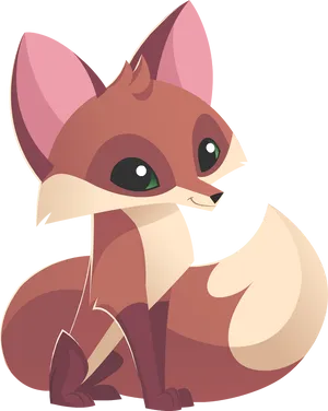 Animal_ Jam_ Cartoon_ Fox_ Character PNG image