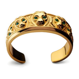Animal Motif Gold Bracelet PNG Wkg16 PNG