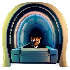 Animal Mri Scanner Illustration PNG Inx