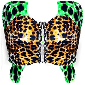 Animal Print Bikini Top PNG Koj PNG
