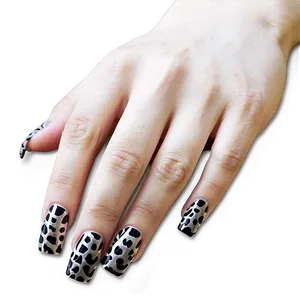 Animal Print Fake Nails Png 06272024 PNG image