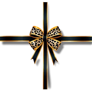 Animal Print Gift Bow PNG Wtu