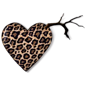 Animal Print Heart PNG 7