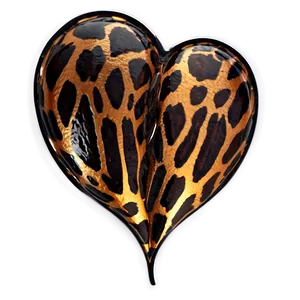 Animal Print Heart PNG 96