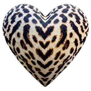 Animal Print Heart Png Tsb PNG image