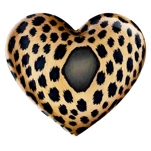 Animal Print Heart Shape Png Ltv PNG image