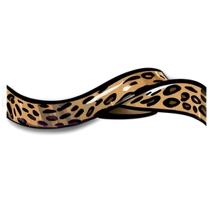 Animal Print Ribbon PNG Uek