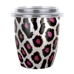 Animal Print Tumbler Cup PNG Lop