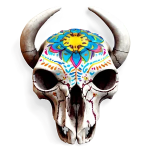 Animal Skull With Mandala PNG 71