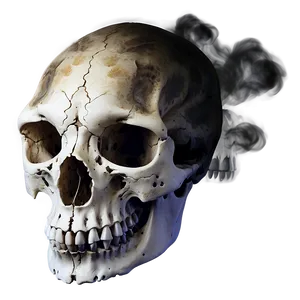 Animal Skull With Smoke PNG Pbs