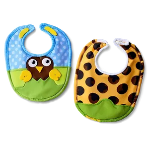 Animal Theme Baby Bib PNG Bxl
