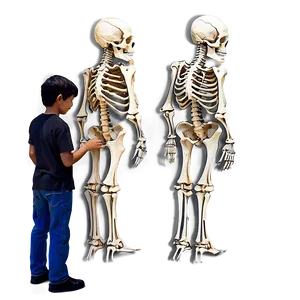 Animal Vs Human Skeleton PNG 06132024 PNG