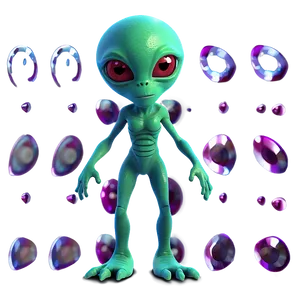 Animated Alien Cartoon Png 67 PNG image