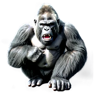 Animated Angry Gorilla Png 88 PNG image