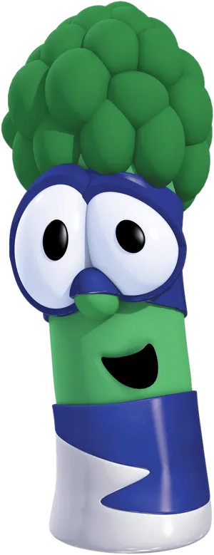 Animated Asparagus Character PNG