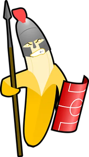 Animated Banana Warrior