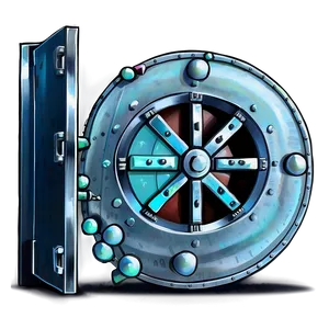 Animated Bank Vault PNG 06262024 PNG