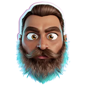 Animated Beard Graphic Png Qnd8 PNG image