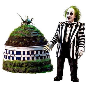 Animated Beetlejuice Scene PNG 6