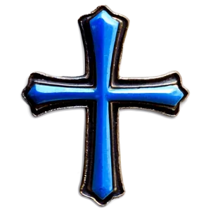 Animated Blue Cross PNG 7